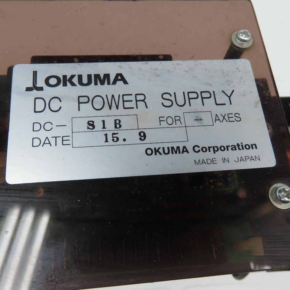 Okuma A006-0034-01-011 DC Power Supply S1B 30A 6 Axis
