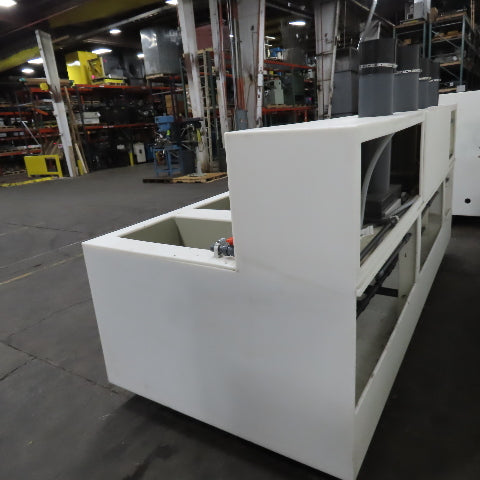 5 Station Plating & Etch Acid Wet Bench Wash Station (40USG Compartments)