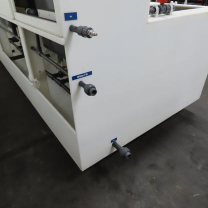 5 Station Plating & Etch Acid Wet Bench Wash Station (40USG Compartments)
