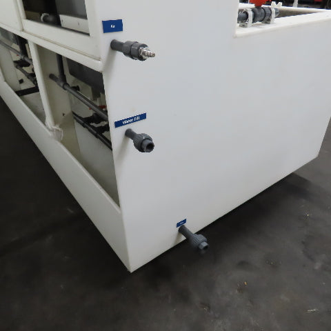 5 Station Plating & Etch Acid Wet Bench Wash Station (40USG Compartments)