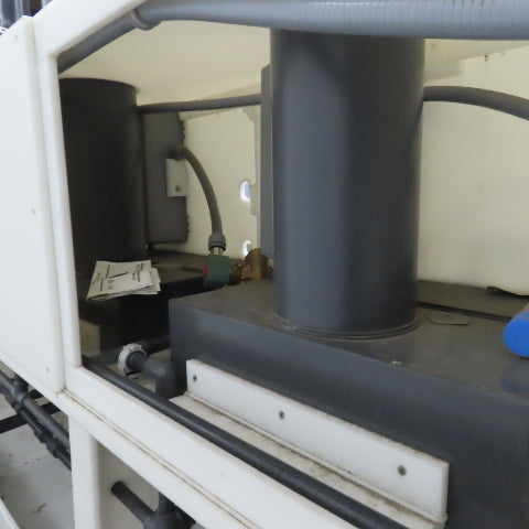 5 Station Plating & Etch Acid Wet Bench Wash Station (40USG Compartments)