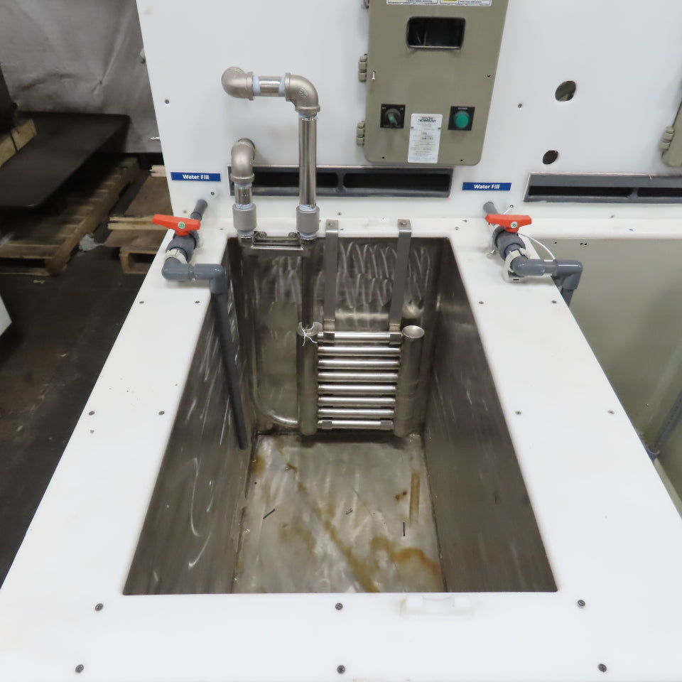 5 Station Plating & Etch Acid Wet Bench Wash Station (40USG Compartments)