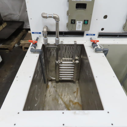 5 Station Plating & Etch Acid Wet Bench Wash Station (40USG Compartments)