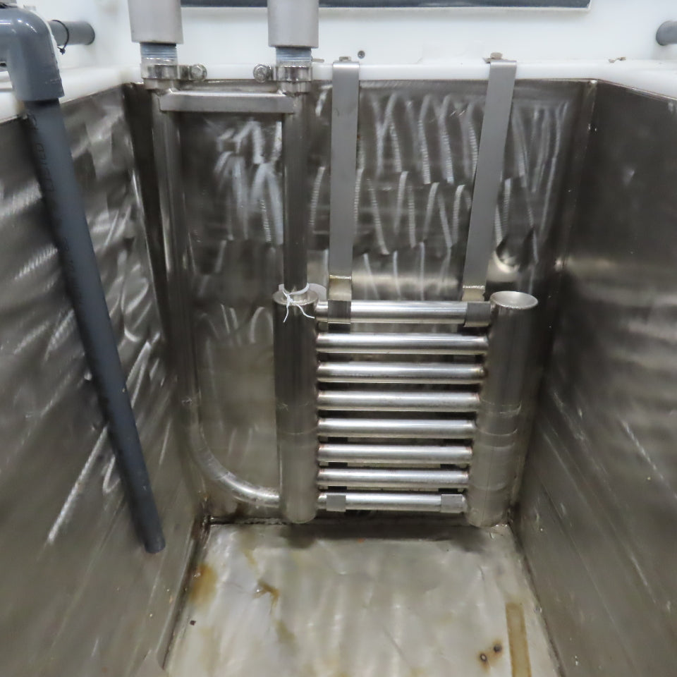 5 Station Plating & Etch Acid Wet Bench Wash Station (40USG Compartments)