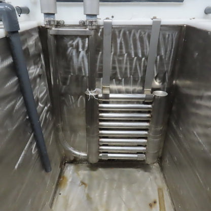 5 Station Plating & Etch Acid Wet Bench Wash Station (40USG Compartments)