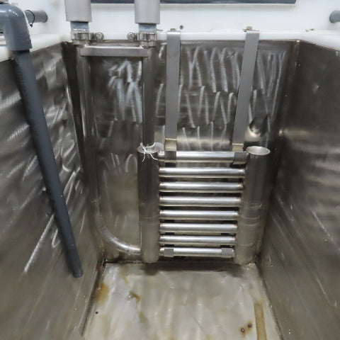 5 Station Plating & Etch Acid Wet Bench Wash Station (40USG Compartments)