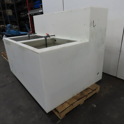 2 Station Plating & Etch Acid Wet Bench Wash Station (100USG Compartments)