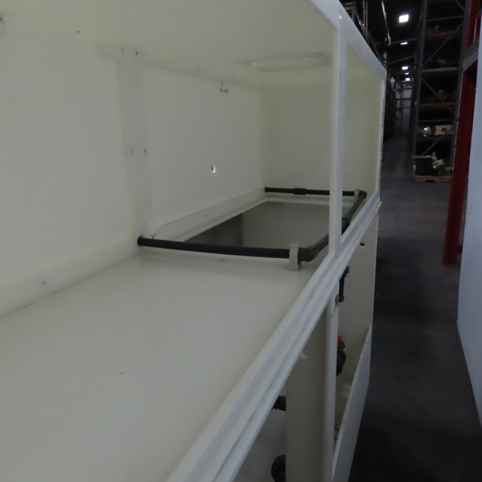 2 Station Plating & Etch Acid Wet Bench Wash Station (100USG Compartments)