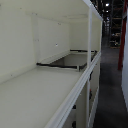 2 Station Plating & Etch Acid Wet Bench Wash Station (100USG Compartments)