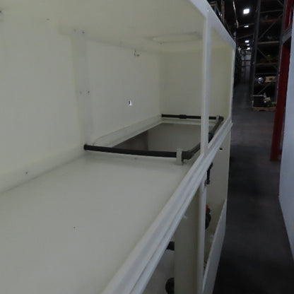 2 Station Plating & Etch Acid Wet Bench Wash Station (100USG Compartments)