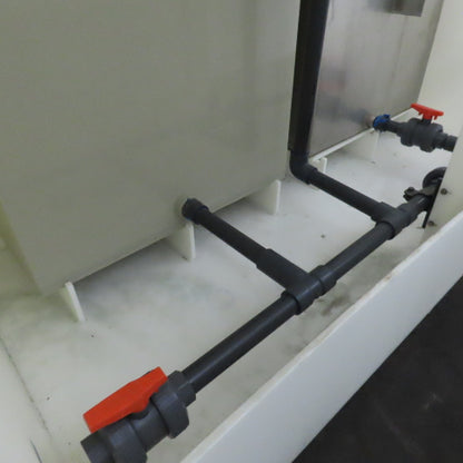 2 Station Plating & Etch Acid Wet Bench Wash Station (100USG Compartments)