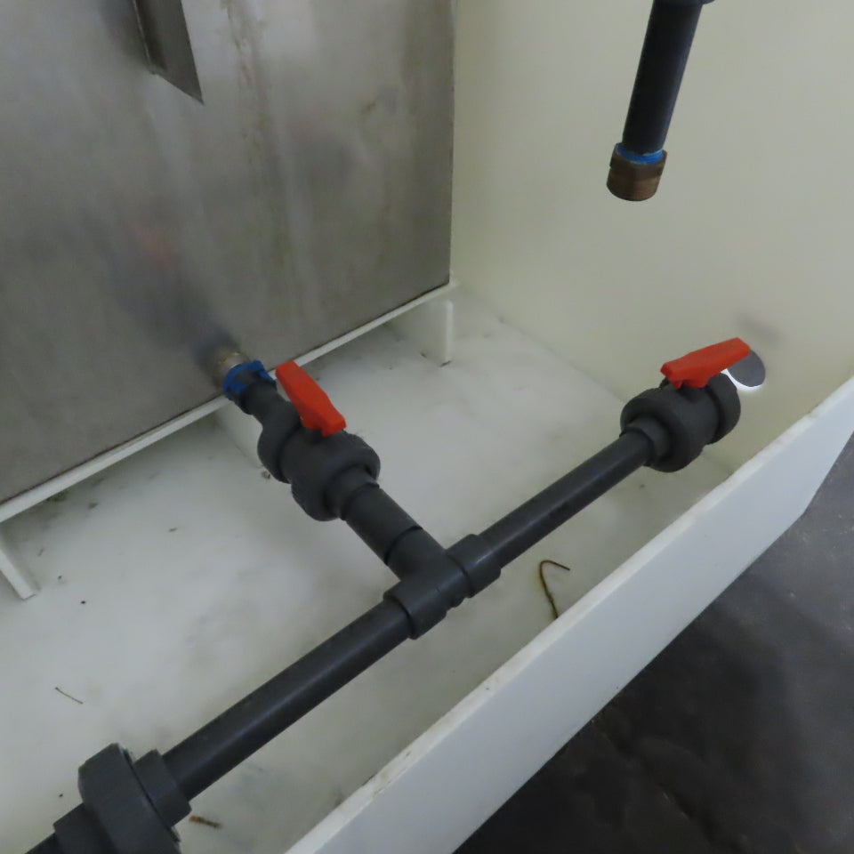 2 Station Plating & Etch Acid Wet Bench Wash Station (100USG Compartments)