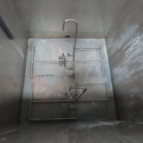 2 Station Plating & Etch Acid Wet Bench Wash Station (100USG Compartments)