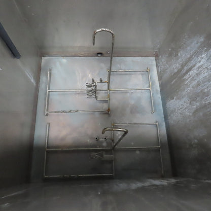 2 Station Plating & Etch Acid Wet Bench Wash Station (100USG Compartments)