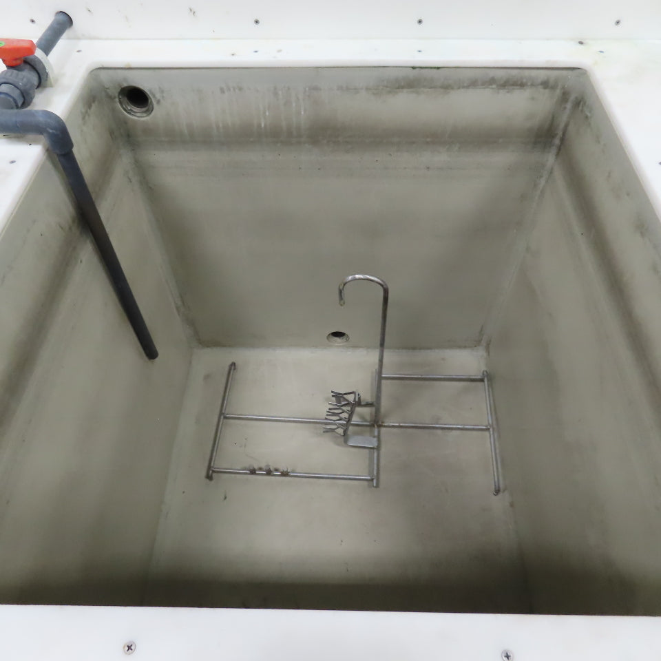 2 Station Plating & Etch Acid Wet Bench Wash Station (100USG Compartments)