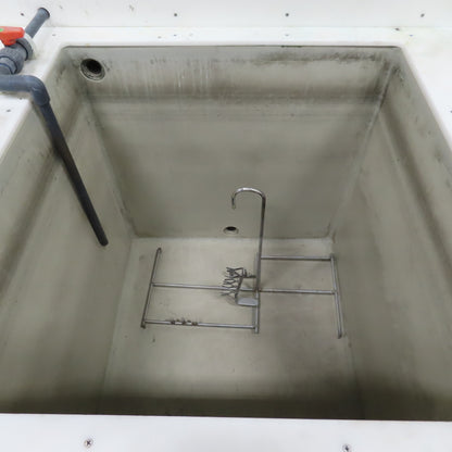 2 Station Plating & Etch Acid Wet Bench Wash Station (100USG Compartments)