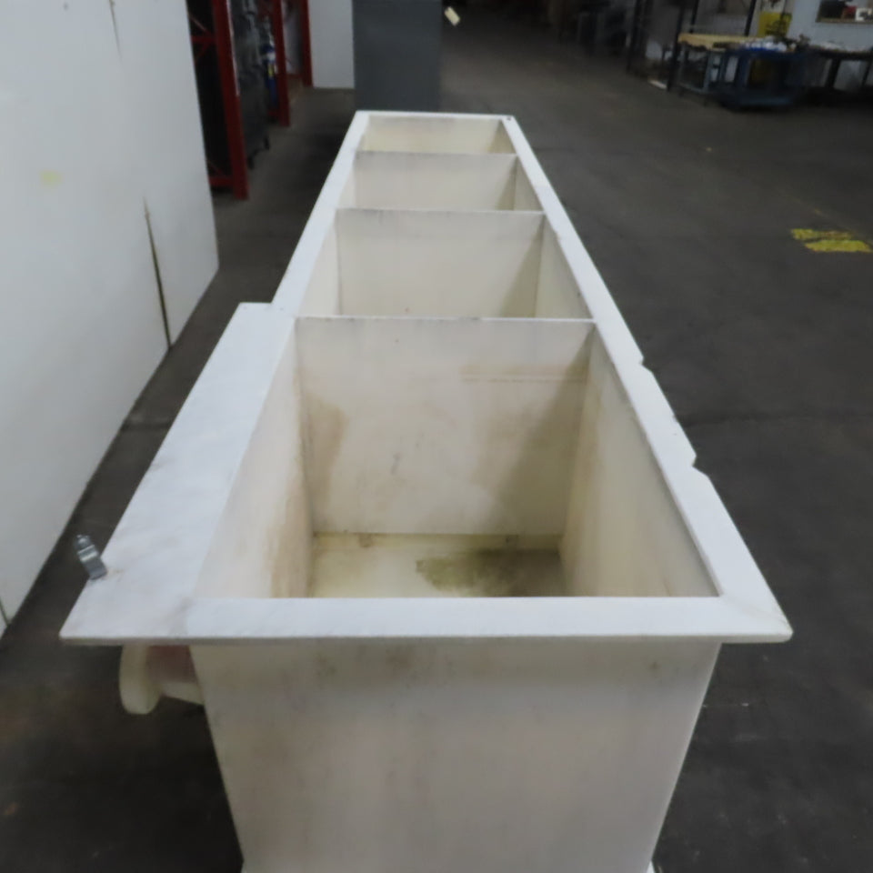 PKG Equipment 4 Station Plating & Etch Acid Wet Bench Console Wash Station
