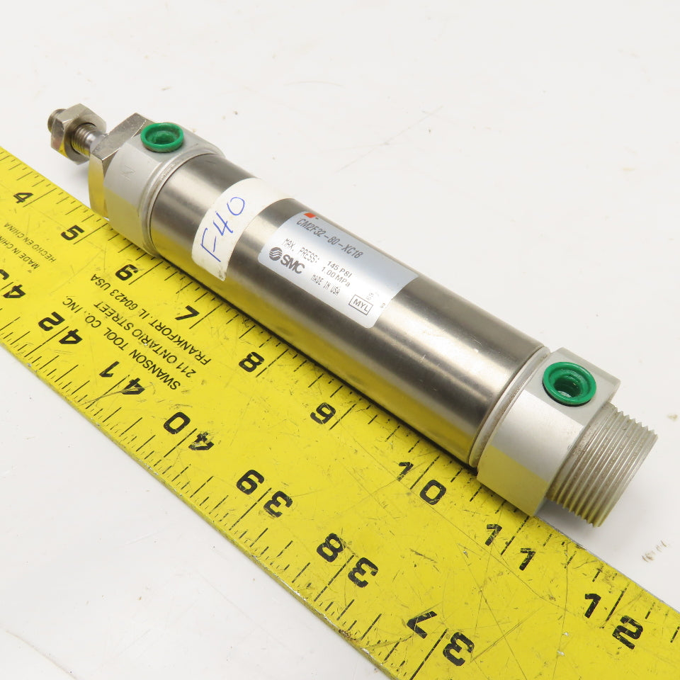SMC CM2F32-80-XC18 32mm Bore 80mm Stroke Double Acting Air Cylinder