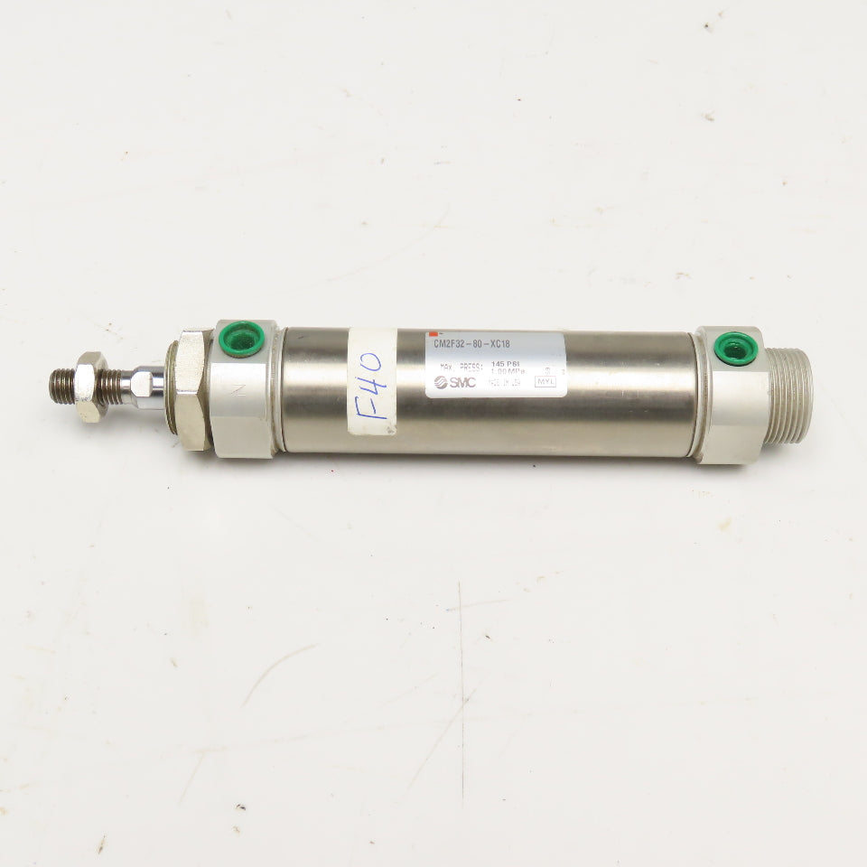 SMC CM2F32-80-XC18 32mm Bore 80mm Stroke Double Acting Air Cylinder