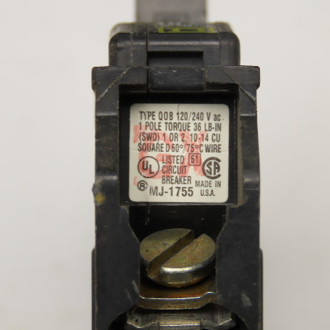 Square D Q0B 20A Single Pole Circuit Breaker 120/240V Lot Of 15