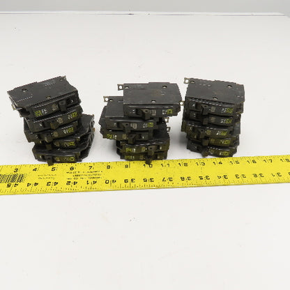 Square D Q0B 20A Single Pole Circuit Breaker 120/240V Lot Of 15