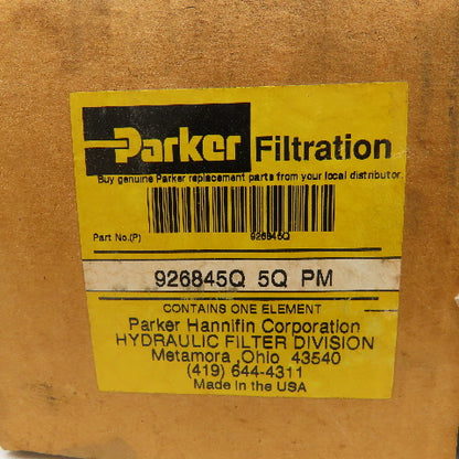 Parker 926845Q ParFit Microglass Hydraulic Filter Element
