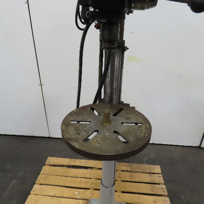 Jet JDP-14JF 14" Floor Mount Drill Press 115/230V 1PH 0.5HP 7" Throat Tested