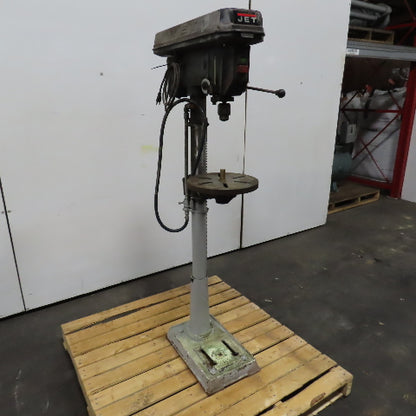 Jet JDP-14JF 14" Floor Mount Drill Press 115/230V 1PH 0.5HP 7" Throat Tested