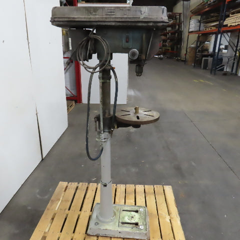 Jet JDP-14JF 14" Floor Mount Drill Press 115/230V 1PH 0.5HP 7" Throat Tested