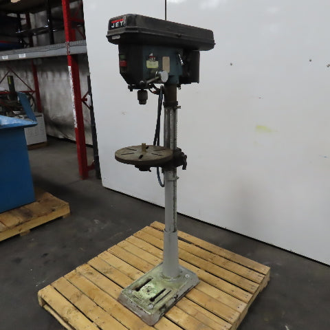 Jet JDP-14JF 14" Floor Mount Drill Press 115/230V 1PH 0.5HP 7" Throat Tested