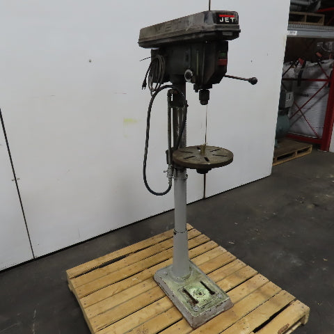 Jet JDP-14JF 14" Floor Mount Drill Press 115/230V 1PH 0.5HP 7" Throat Tested
