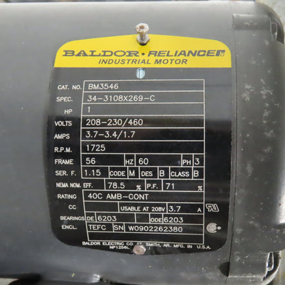 Clausing 1775 15" Bench Mount Drill Dress 208/230V 3PH 1HP W/ Brake & Fixture