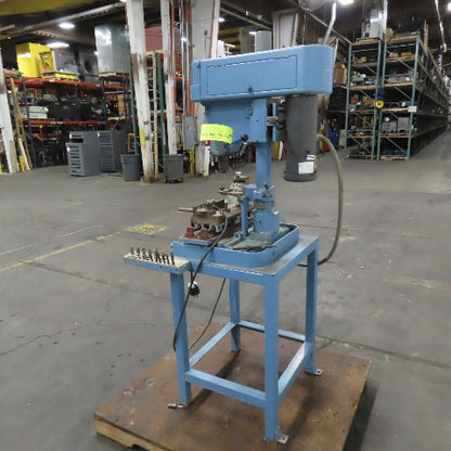 Clausing 1775 15" Bench Mount Drill Dress 208/230V 3PH 1HP W/ Brake & Fixture