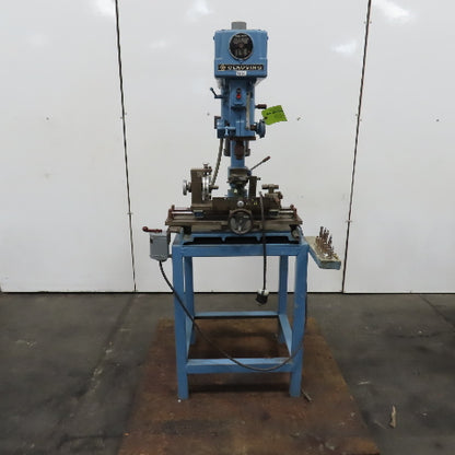 Clausing 1775 15" Bench Mount Drill Dress 208/230V 3PH 1HP W/ Brake & Fixture