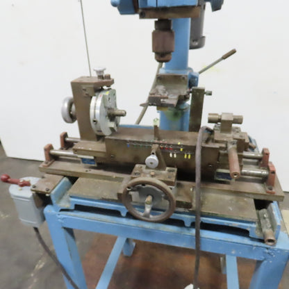 Clausing 1775 15" Bench Mount Drill Dress 208/230V 3PH 1HP W/ Brake & Fixture
