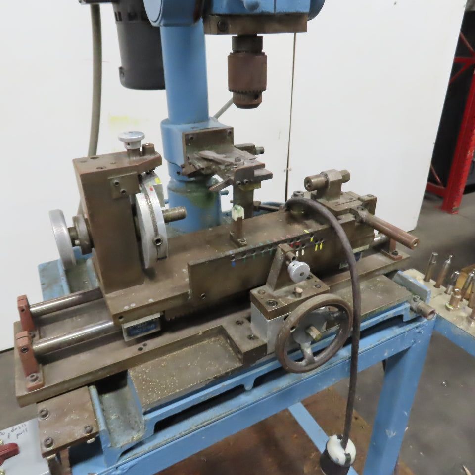 Clausing 1775 15" Bench Mount Drill Dress 208/230V 3PH 1HP W/ Brake & Fixture