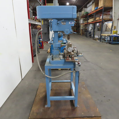 Clausing 1775 15" Bench Mount Drill Dress 208/230V 3PH 1HP W/ Brake & Fixture
