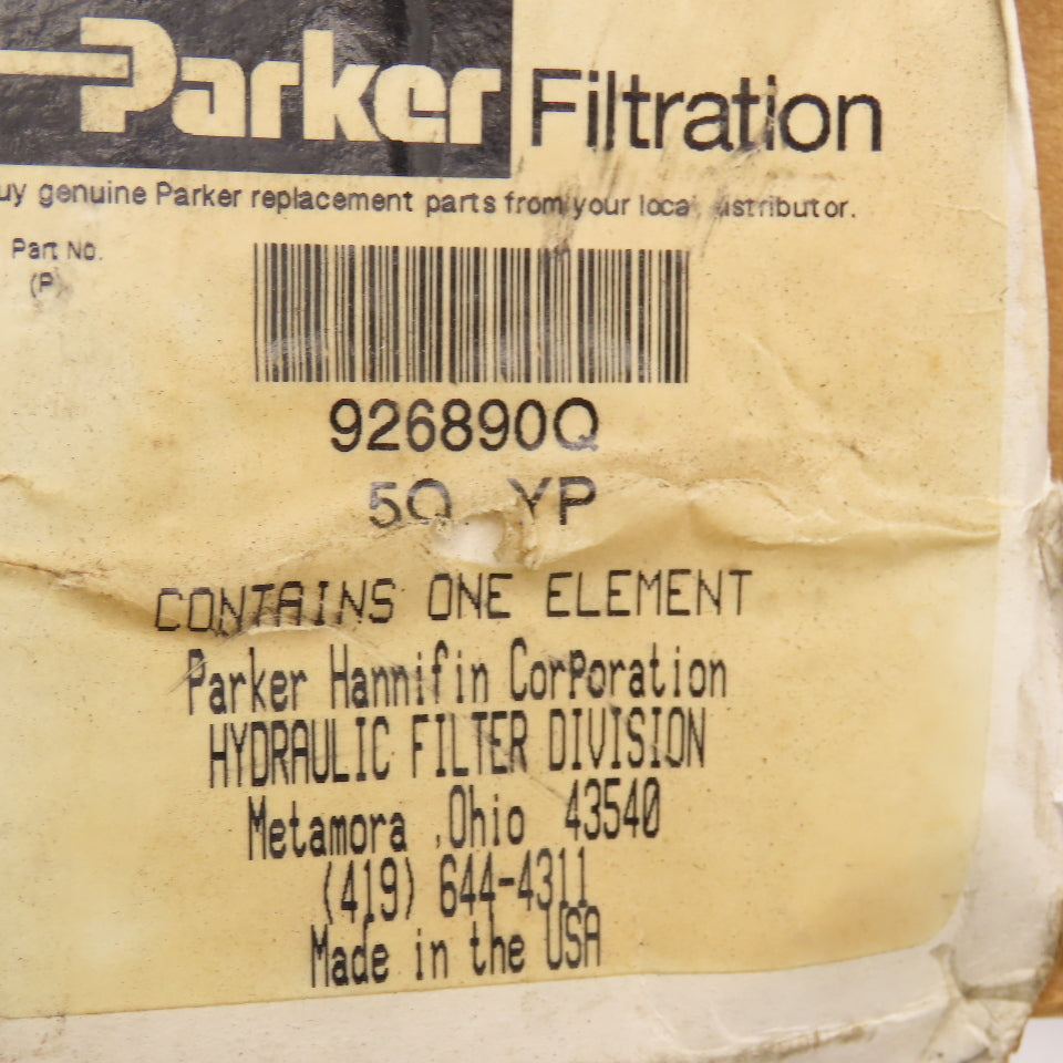 Parker 926890Q ParFit Microglass Hydraulic Filter Element