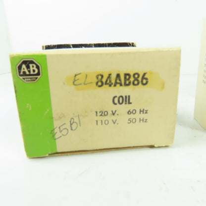 Allen Bradley 84AB86 Contactor Starter Coil 110/120V 50/60Hz