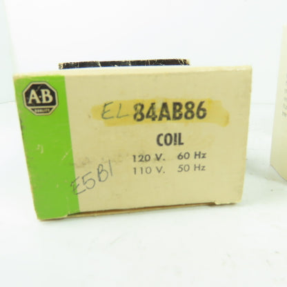 Allen Bradley 84AB86 Contactor Starter Coil 110/120V 50/60Hz