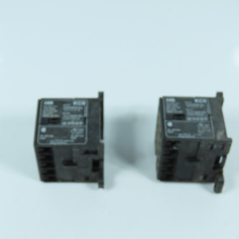 ABB KC6-31Z-2.4 Miniature Contactor 5A 300VAC Lot Of 2