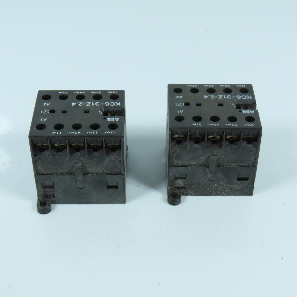 ABB KC6-31Z-2.4 Miniature Contactor 5A 300VAC Lot Of 2