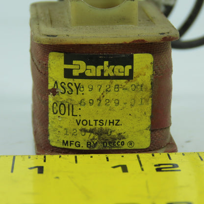Parker 6972B-01 Solenoid Valve Coil 120V 60HZ