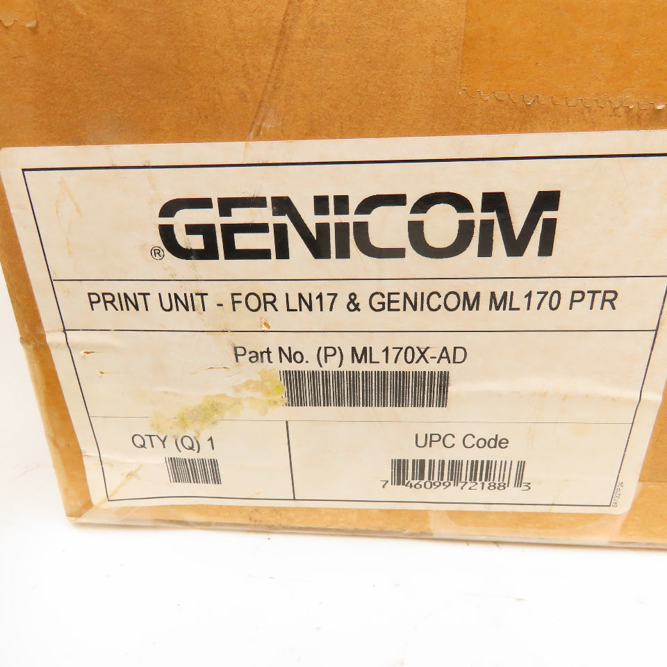 Genicom ML170X-AD Print Unit For LN17 Genicom ML170 Printer NOS
