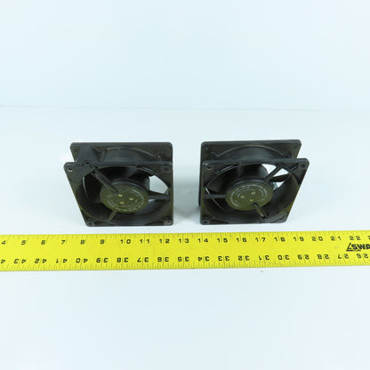 EBM W2G107-AB04-44 24VDC Cabinet Cooling Fan 2700RPM 4-3/4" x 4-3/4" Lot Of 2