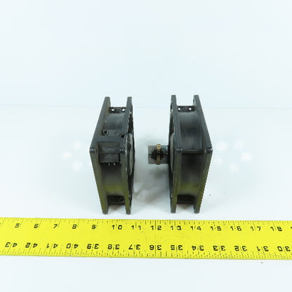 EBM W2G107-AB04-44 24VDC Cabinet Cooling Fan 2700RPM 4-3/4" x 4-3/4" Lot Of 2