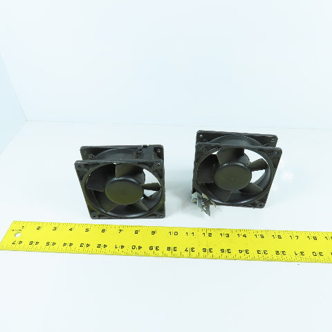 EBM W2G107-AB04-44 24VDC Cabinet Cooling Fan 2700RPM 4-3/4" x 4-3/4" Lot Of 2