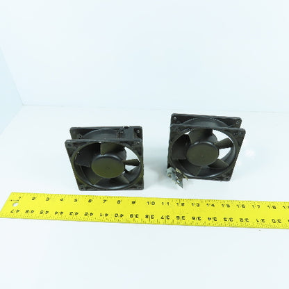EBM W2G107-AB04-44 24VDC Cabinet Cooling Fan 2700RPM 4-3/4" x 4-3/4" Lot Of 2