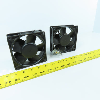 EBM W2G107-AB04-44 24VDC Cabinet Cooling Fan 2700RPM 4-3/4" x 4-3/4" Lot Of 2