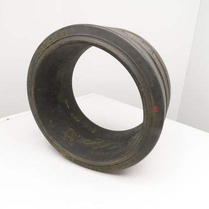 US Industrial 20x10x16 Press On Double Groove Solid Rubber Forklift Tire